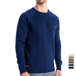 Men's Casual Geometric Knitted Pullover Sweater