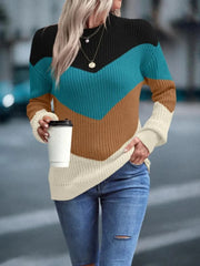 Chic Striped Pullover for Women